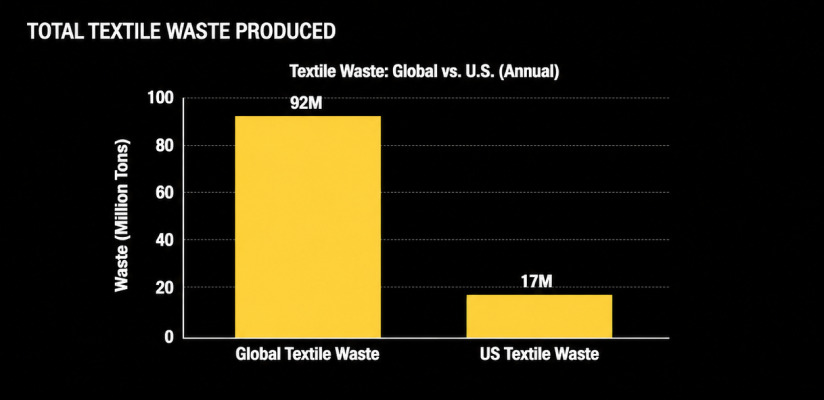 textile waste chart